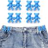 8pcs Fashion Bear Detachable Tighten Waist Button Pin Adjustable Waist Buckle Extender Pin for Skirt Pant