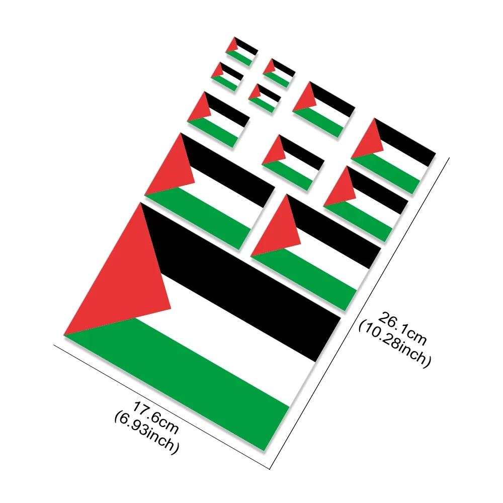 

Palestine Alestine Flag Car Sticker Tuning Accessories Decors on Bumper Rear Window Windshield Laptop Head Motorcycle Styling