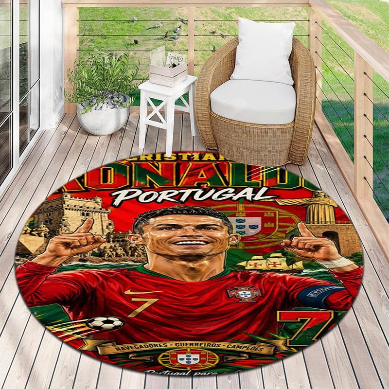 Cristiano Ronaldo Portugal Legend Carpet Printing Home Decor Dormitory Decoration Room Bathroom Mat