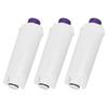 3-Piece DLSC002 ABS Water Filter for DeLonghi Coffee Makers, Replacement Filter Cores for Cafe Coffee Makers