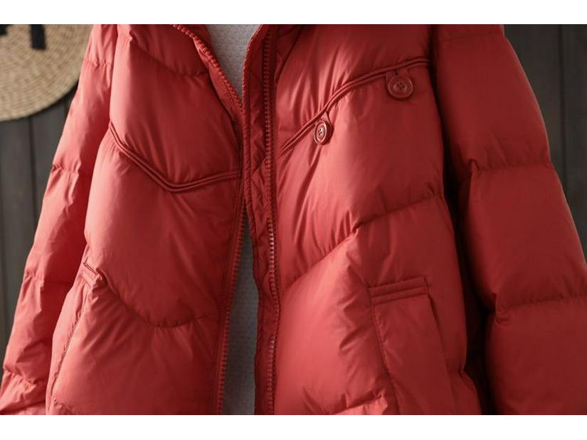 2025 Damen Koreanischer Stil Locker Übergröße Daunenmantel