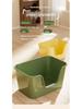 Open Anti-Splash Cat Litter Box with Mat - Easy Clean Kitten Toilet