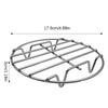 1pcs Round Steamer Rack Cooking Rack Multi-use Rust-proof Steaming Rack Fits Air Fryer/Stockpot/Pressure Cooker