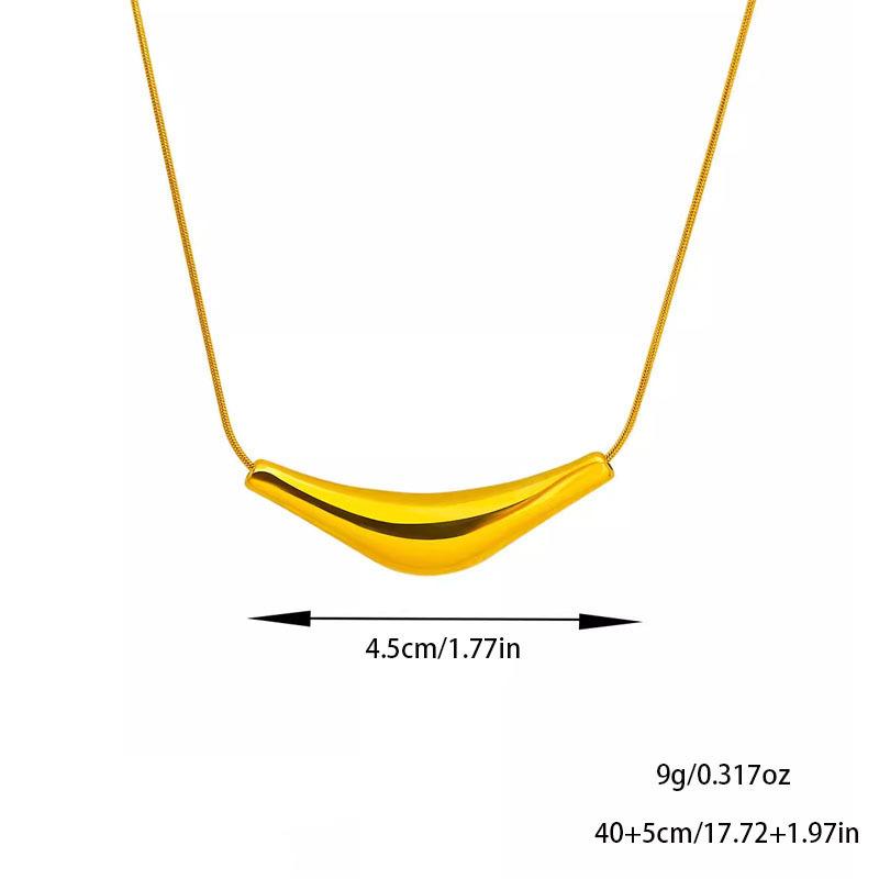 2026 New Triangle Arc Pendant Necklaces Women Snake Chain Geometric Necklaces Minimalist Cool Style Trendy Party Jewelry Gifts