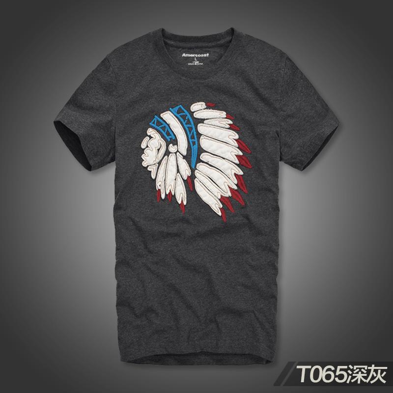 New Summer Men's T-shirt Retro Pure Cotton Printing Loose Casual Fashion Sports Short-sleeved Men's and Women's Loose T-shirt