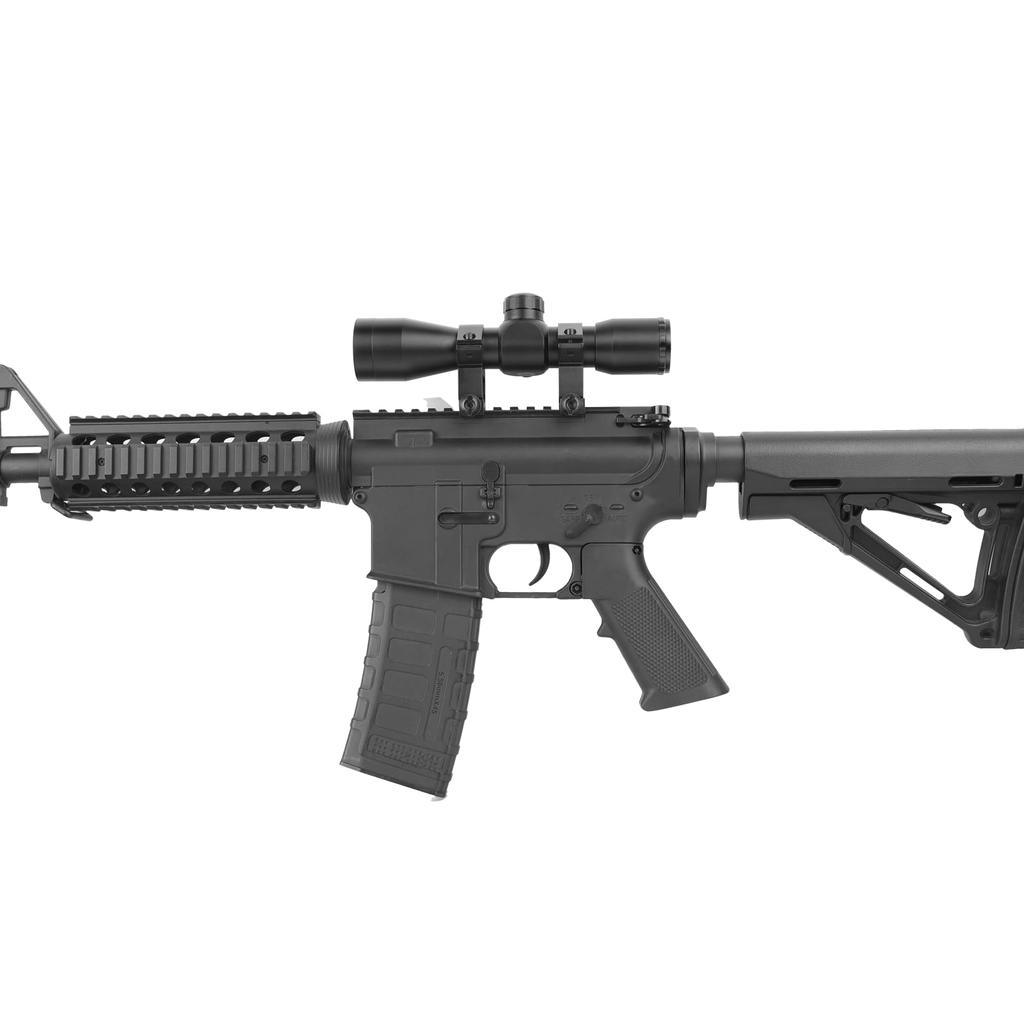 SKEERY 4X32 Zielfernrohr, 4-fache feste Vergrößerung, Kompaktes kurzes Zielfernrohr mit 20-mm-Montagering