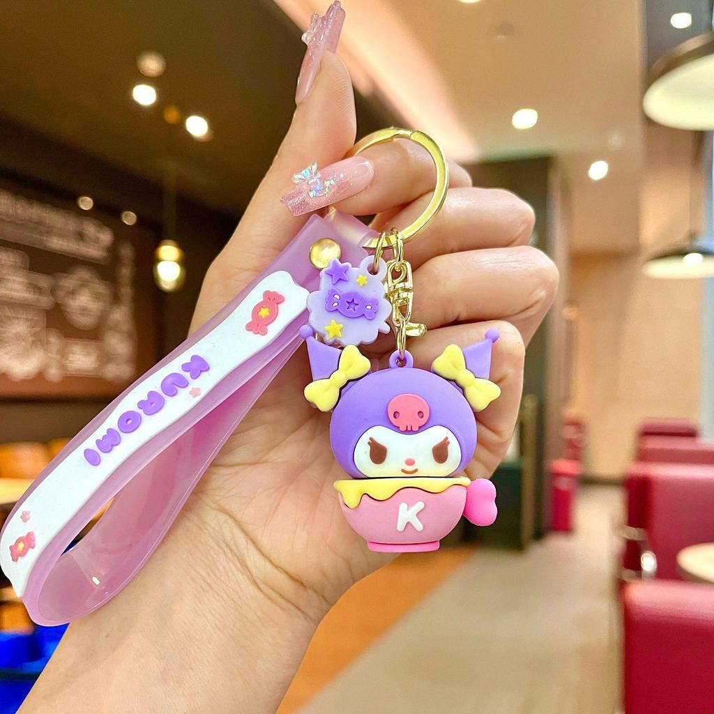 Kirby Second Gen Keychain: Cute Cartoon Figure for Backpacks & Gifts
