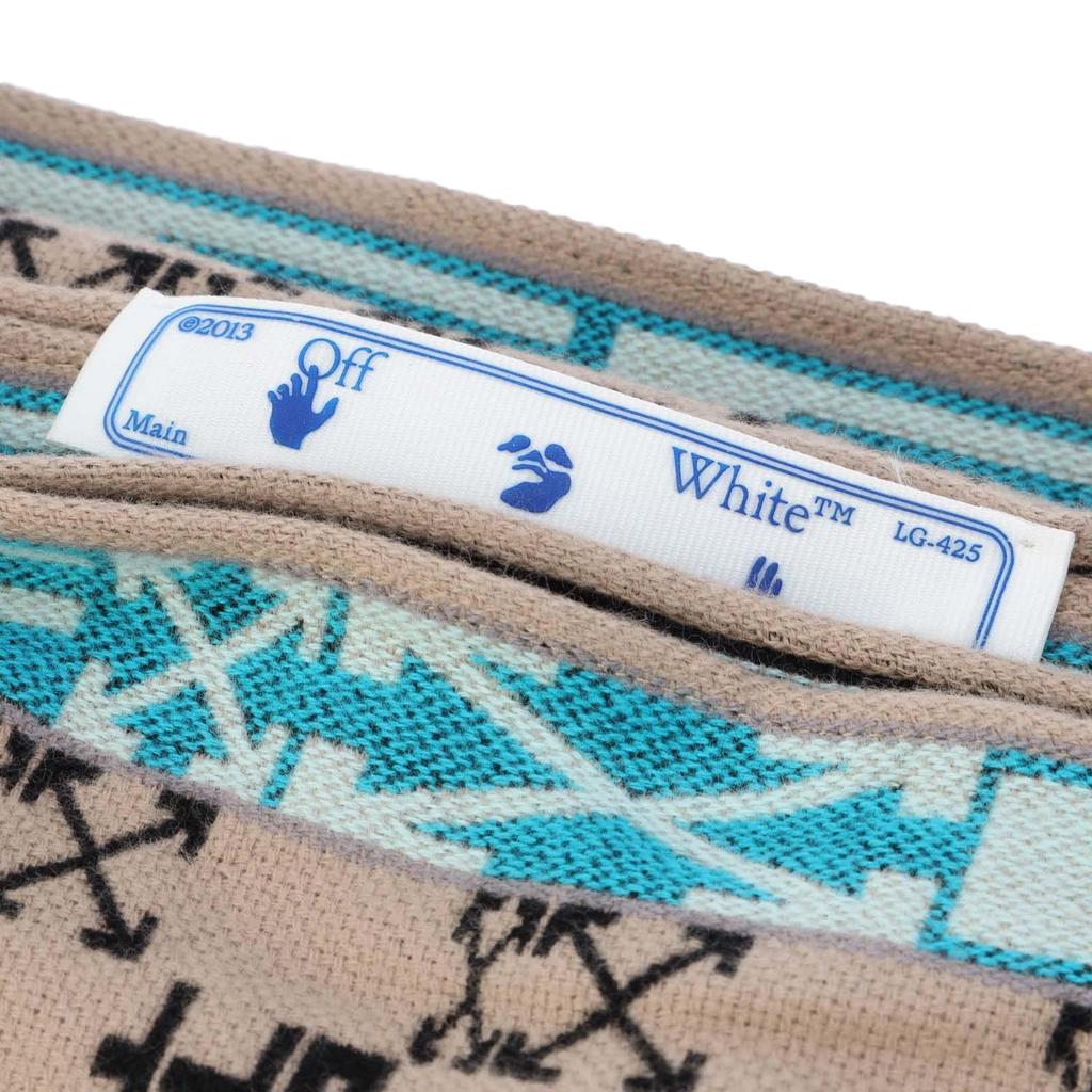 Off White Monogram Blanket