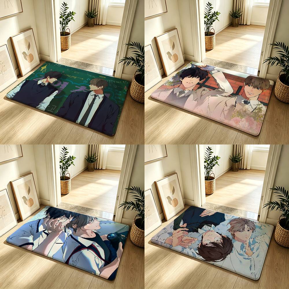 Manhwa L-lost In The Cloud Cute Carpet Bathroom Anti-slip Mat Door Mat Home Decoration Mat Entrance Door Mat Scratch-resistant