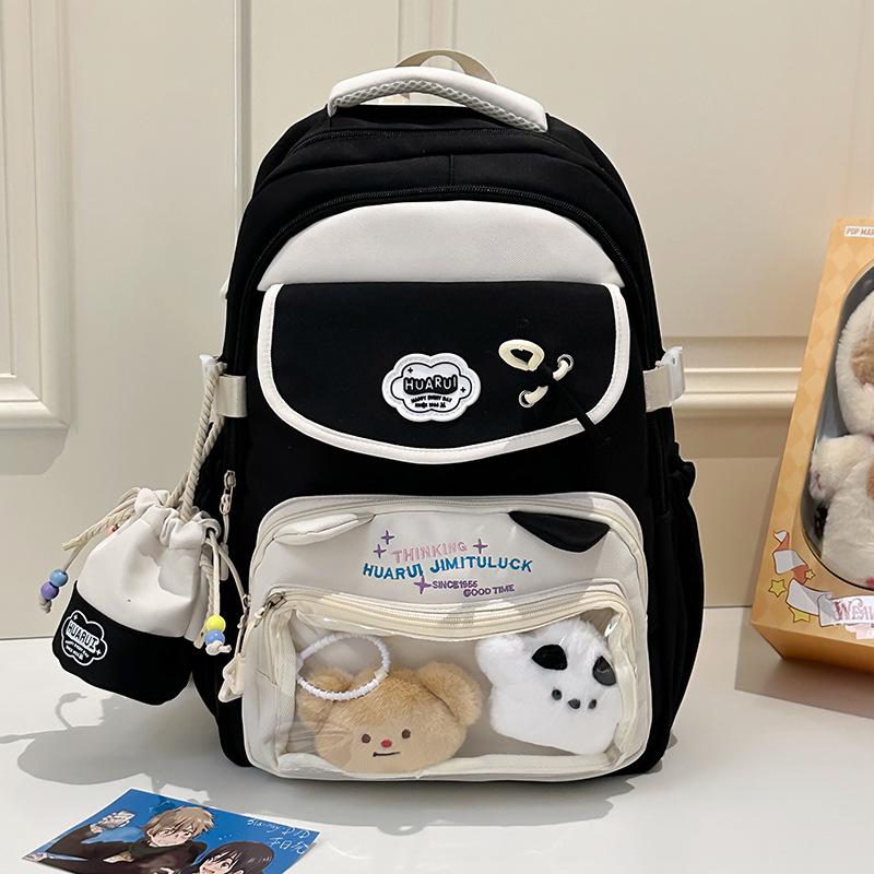 Dopamine Pain Pack Backpack New Large Capacity Backpack Cute Junior High School Student Female Backpack