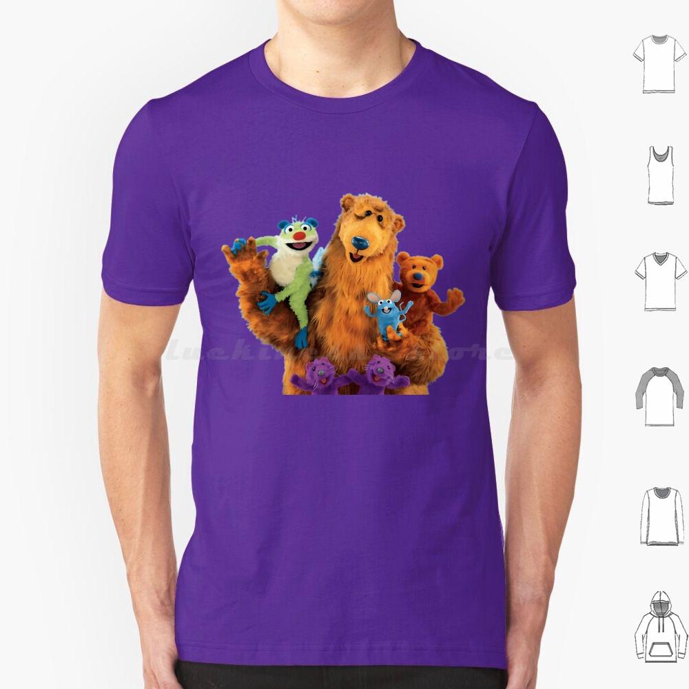 Bear And Friends T Shirt  Cotton Cool Tee Bear In The Big Blue House Bear Nella Grande Blu Bear En La Gran Azul 90 Cartoon