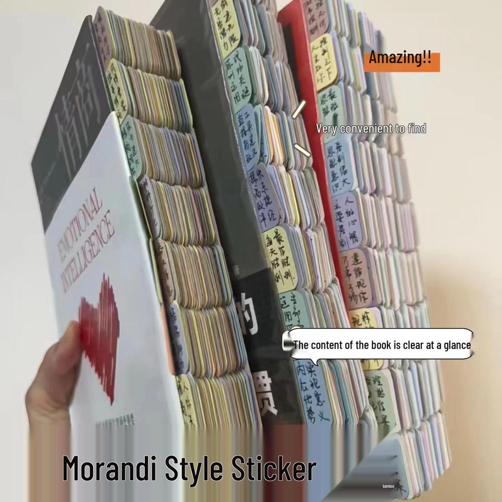 Gradient Writable Index Tabs: Reusable Adhesive Card Strips