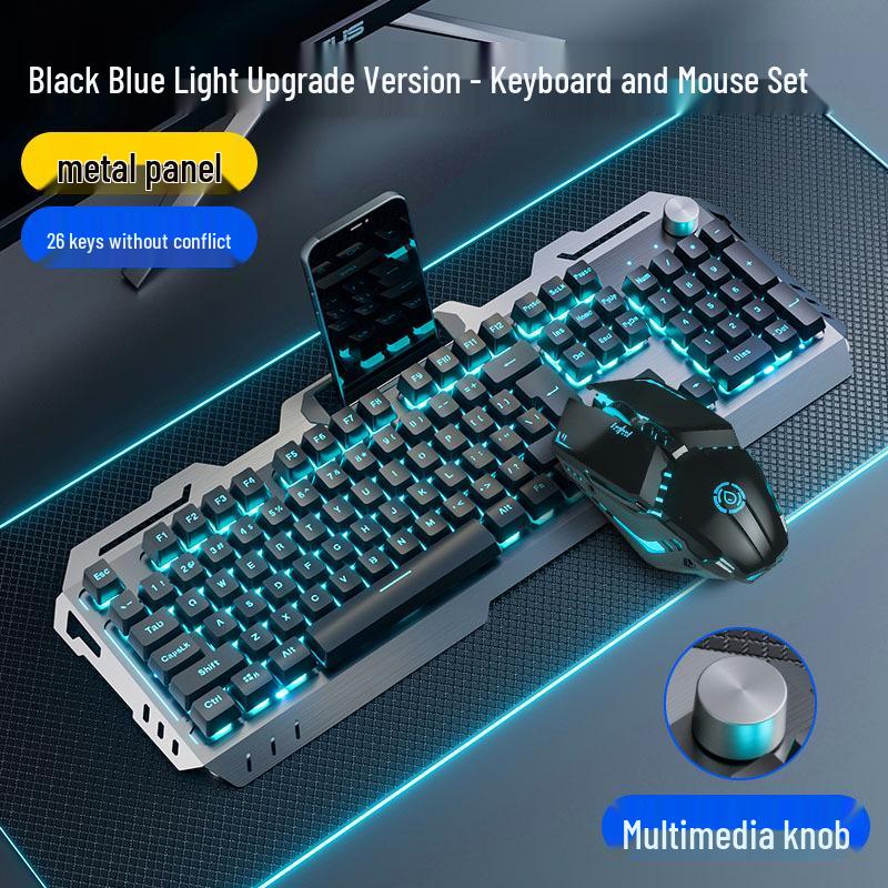 Muzama Gaming Keyboard, Mouse, and Headset Set – Wired/Wireless Esports Peripherals