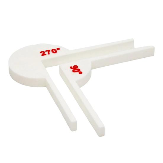 2/5Pcs Geometric Ornaments Teaching Auxiliary Props 30-45-60-180 Degrees Improve Skills Science Education Cognition Teaching Model