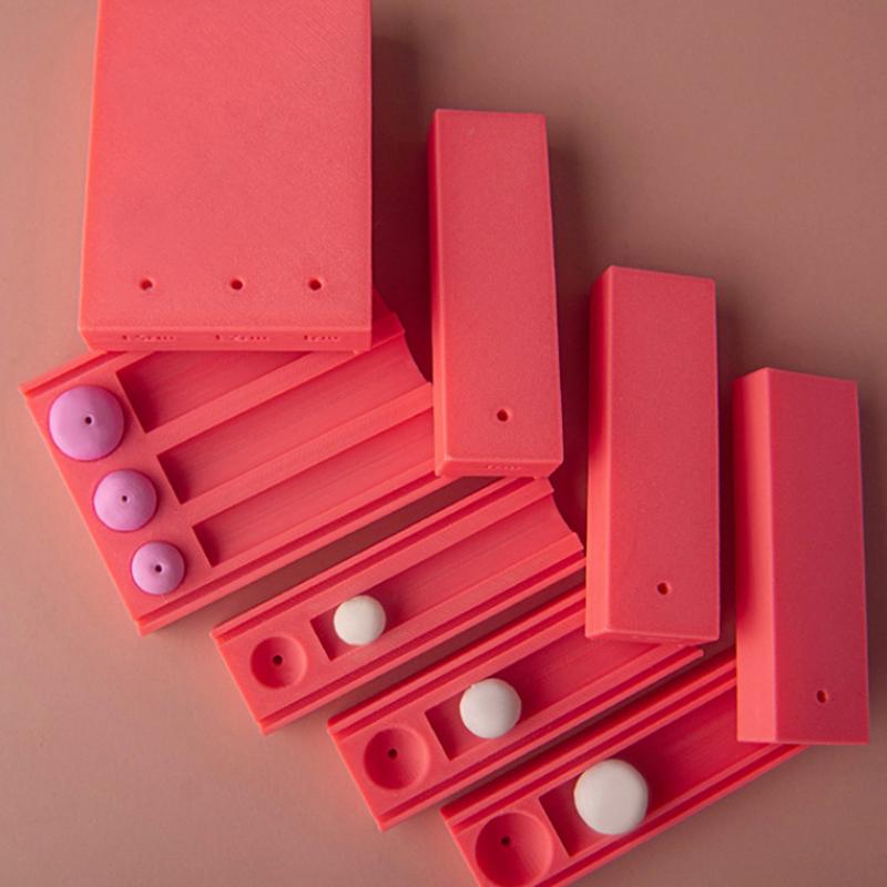 10/12/15Mm Polymer Clay Bead Rolling Ball Mold Clay Ball Punching Auxiliary Tool For Diy Earrings Jewelry Pendant Decoration