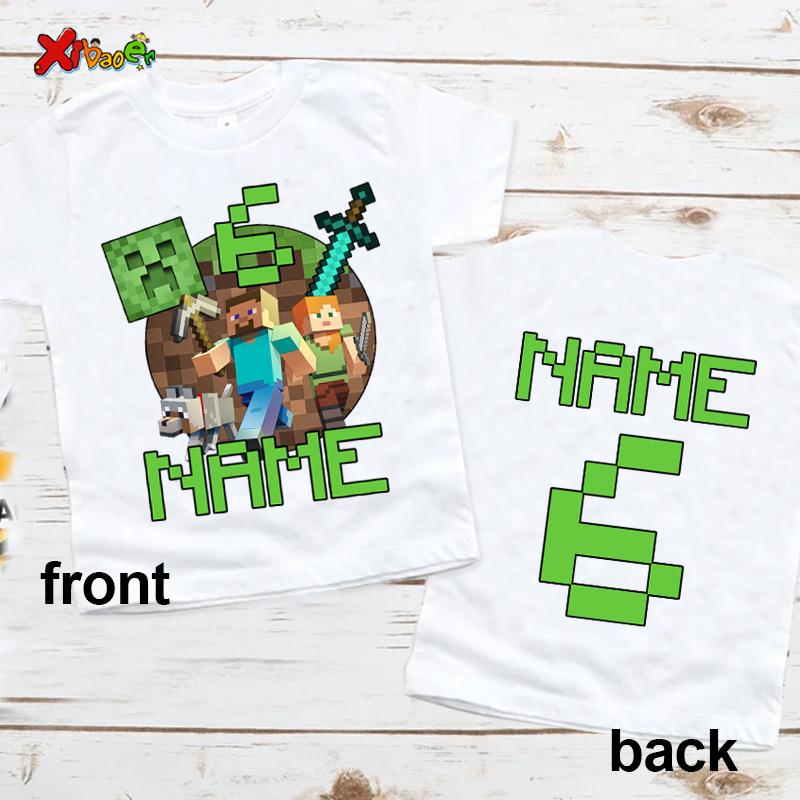 9th Birthday Boy Shirt 10th Birthday Outfit Summer Theme T-shirt Kids Matching Outfits Birthday T Shirt 8th 7th 6th Boys Shirts