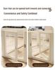 Clear Acrylic Indoor Dog Fence & House for Small Breeds