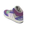 Adidas Neo Hoops 3.0 Mid Comfortable Casual Durable Mid-Top Skate Shoes Women Sneakers Purple Blue H03748