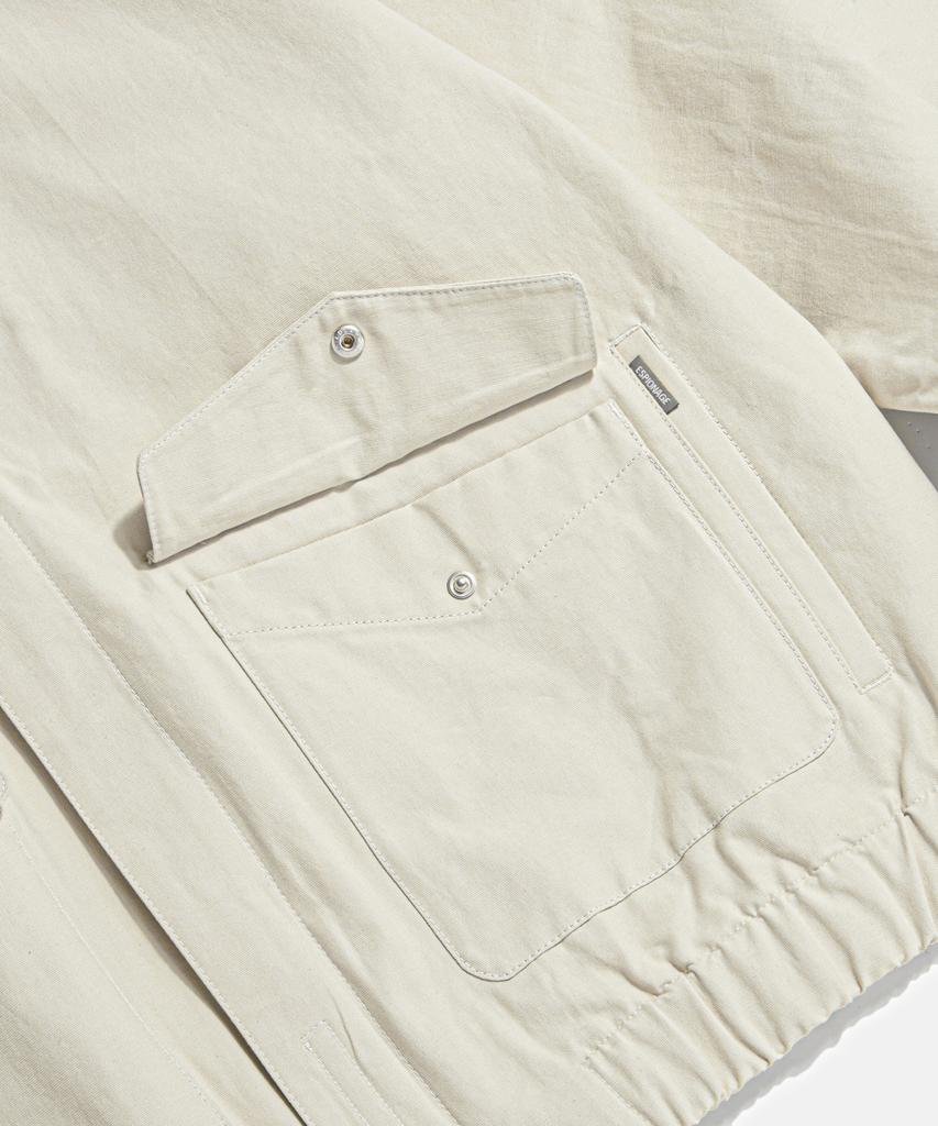 Espionage Flight Bomber Jacket Ecru