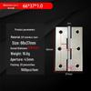 304 Stainless Steel Mini Hinges: 1-4 Inch Options for Cabinets & Wooden Boxes