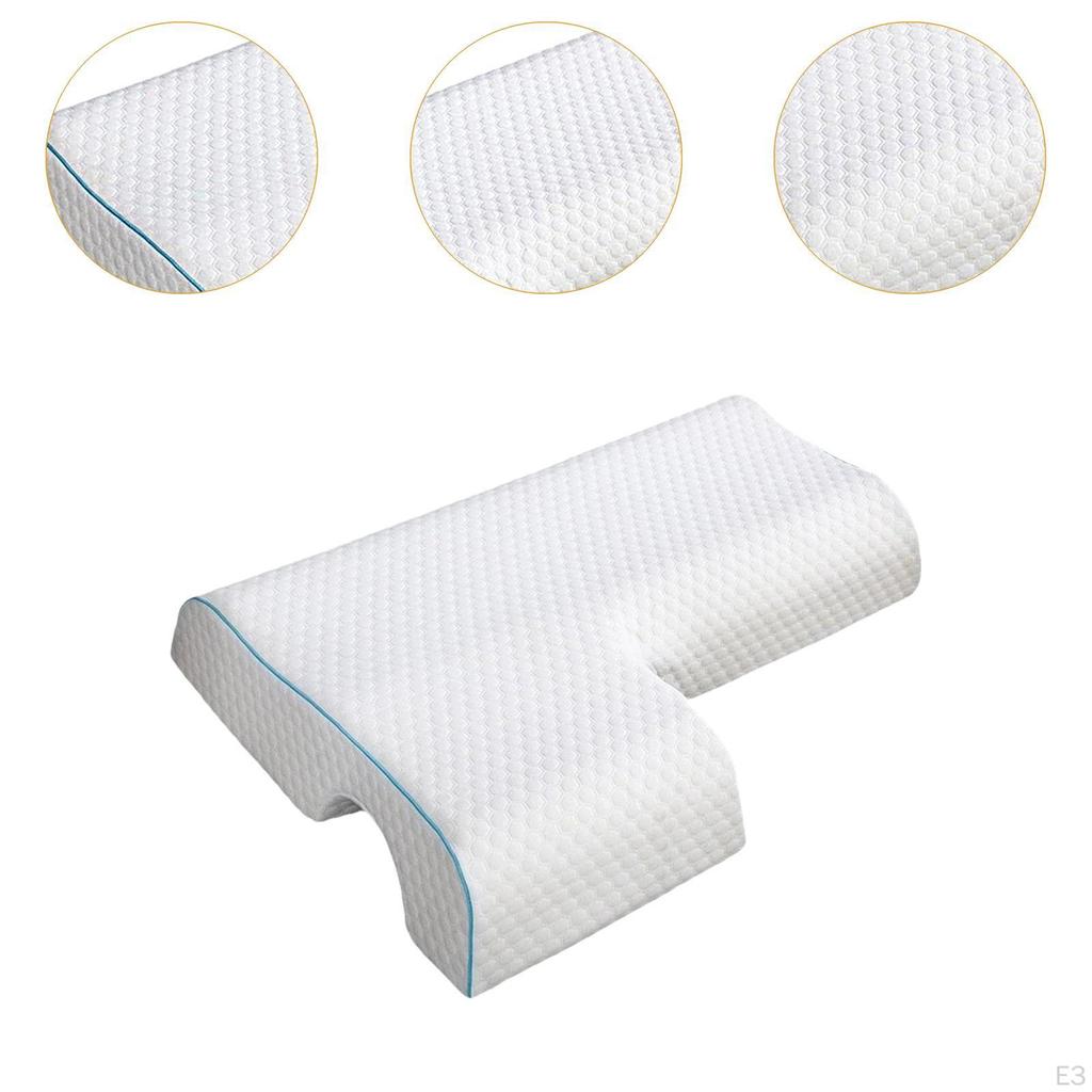 Couples Pillow Hug The Arched of Light Sleep with Memory Foam for Hole