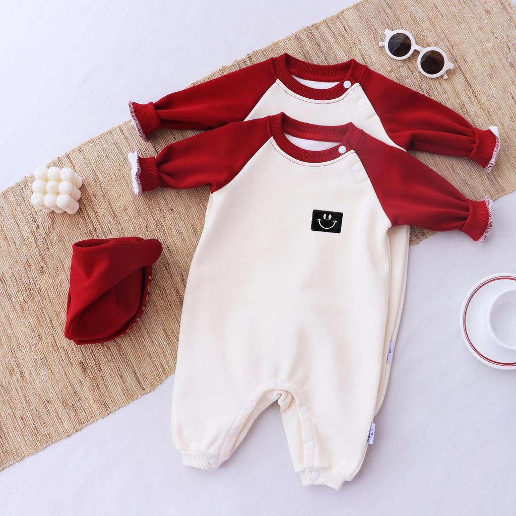 2025 Autumn/Winter Minimalist Family Sweatshirts: Heart Smiley Design for Mother & Child, Mother-Daughter/Son Plus Velvet