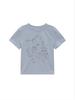 [Matinkim] KITSCH PRINTING CROP TOP IN SKY