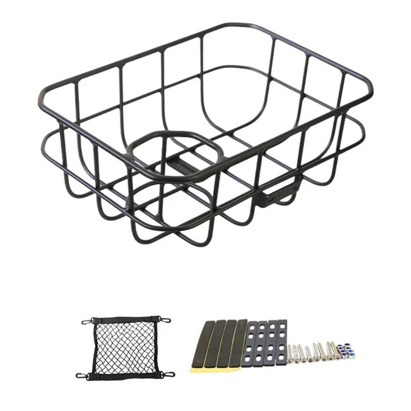 Basket For Mountain Bicycles Leisure Bike Basket Mountain Bike Basket Aluminum Alloy Basket Screw Accessories Included Cycling