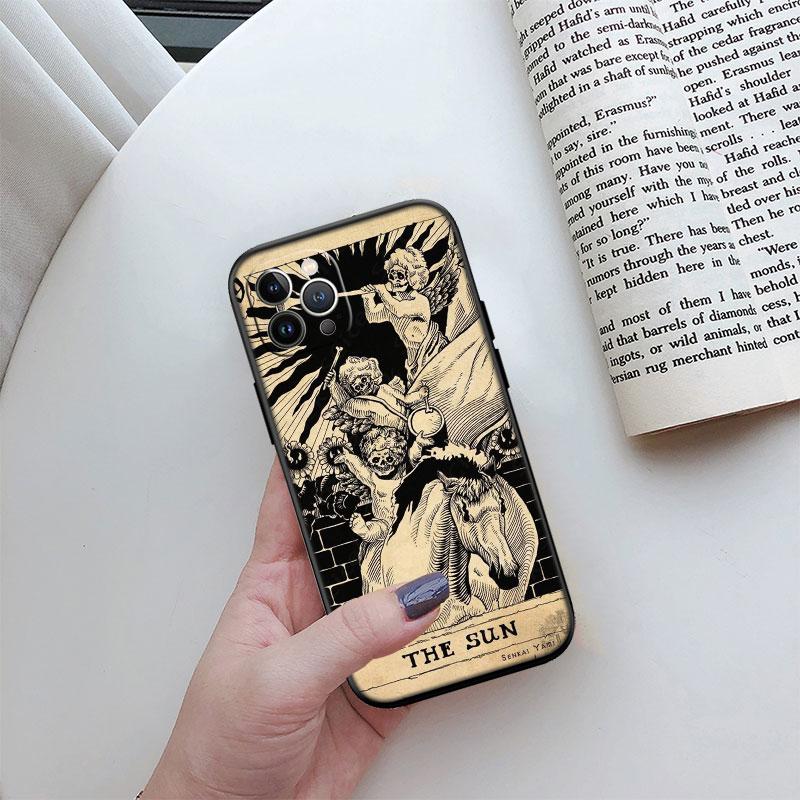 Hexe Divination Tarot Mond Neu Hochwertige Handyhülle für Xiaomi Poco M4 M5 M6 M7 X3 X6 X7 Pro