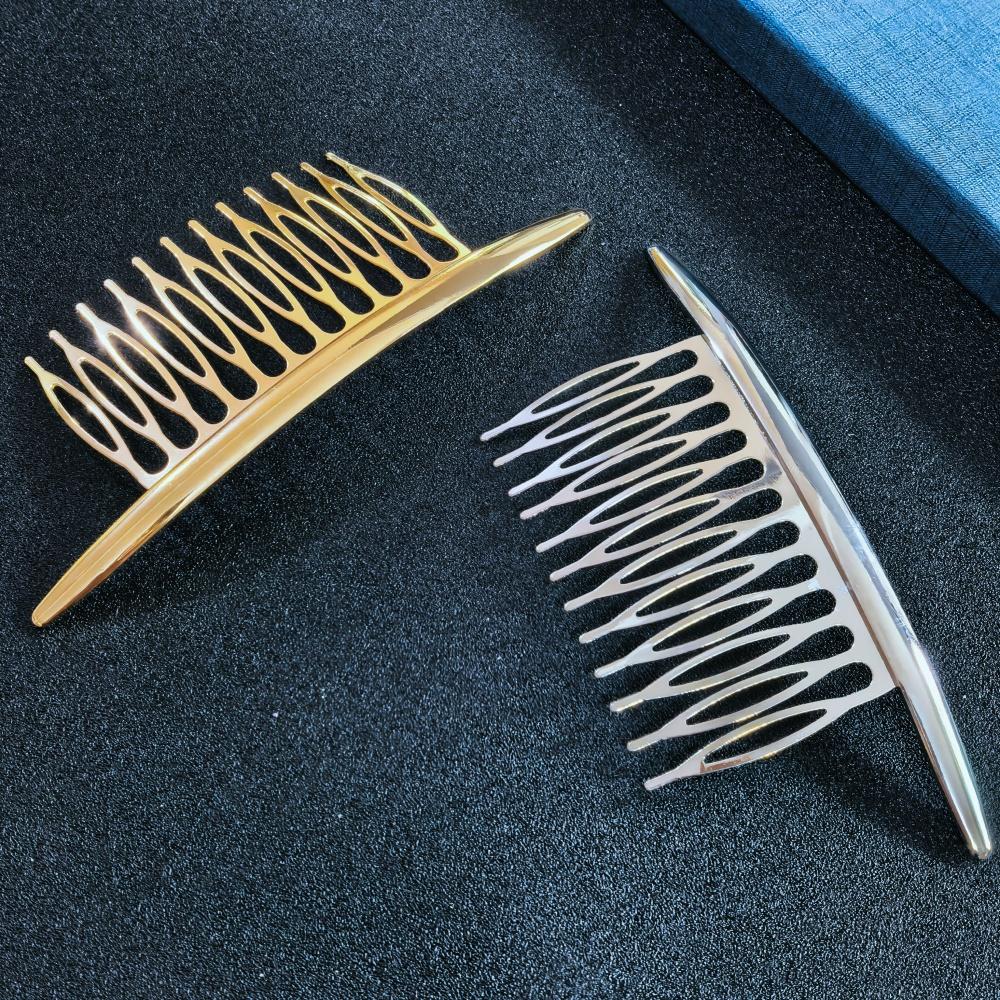 Elegant Metal Hair Combs For Women Girls Fashion Shiny Hair Clip Pins for Women Girls HairPins Female Hair Accessories