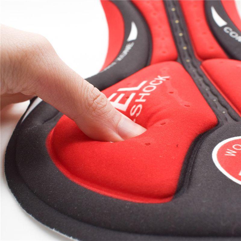 Ropa interior de ciclismo para hombre con acolchado 3D de gel de primera calidad y tejido de malla de alta elasticidad