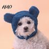 Cat Headwear Pet Headgear Cartoon Shape Super Soft Fastener Tape Non-Fading Ultra-Thick Dress Up Hat Polar Fleece Dog Winter Warm Decor Supplies Puppy