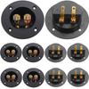 Eitile Round Speaker Terminal Box with Banana Plugs Set General-Purpose - 10-Piece