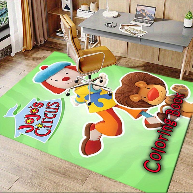 JoJo's Circus Office Carpet Soft Polyester Entrance Carpet Washable Non Slip Machine Washable Indoor