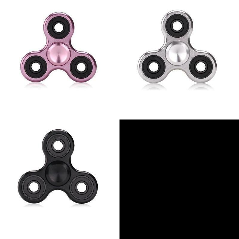 Premium Aluminum Alloy Tri-spinner Silent Bearing Metal Fidget Toy Stress Relief