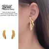 Lightweight Earrings 1 Pair Leaf Stud for Women Irregular Everyday