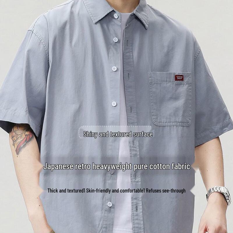PLAYBOY Men's Summer Pure Cotton Short Sleeve Polo Shirt