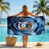 Coventry City Futbol Plaj Havlusu Yumuşak Mikrofiber Yaz Havlusu Hızlı Kuruyan Emici Havlu Plaj Yüzme Havuzu Seyahat İçin