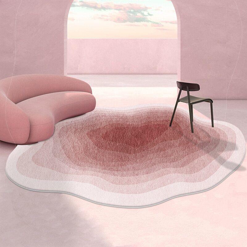 Solid Abstract Irregular Large Area Living Room Decorative Carpet Washable Easy Care Home Carpets Anti Slip Anti Fouling Rug