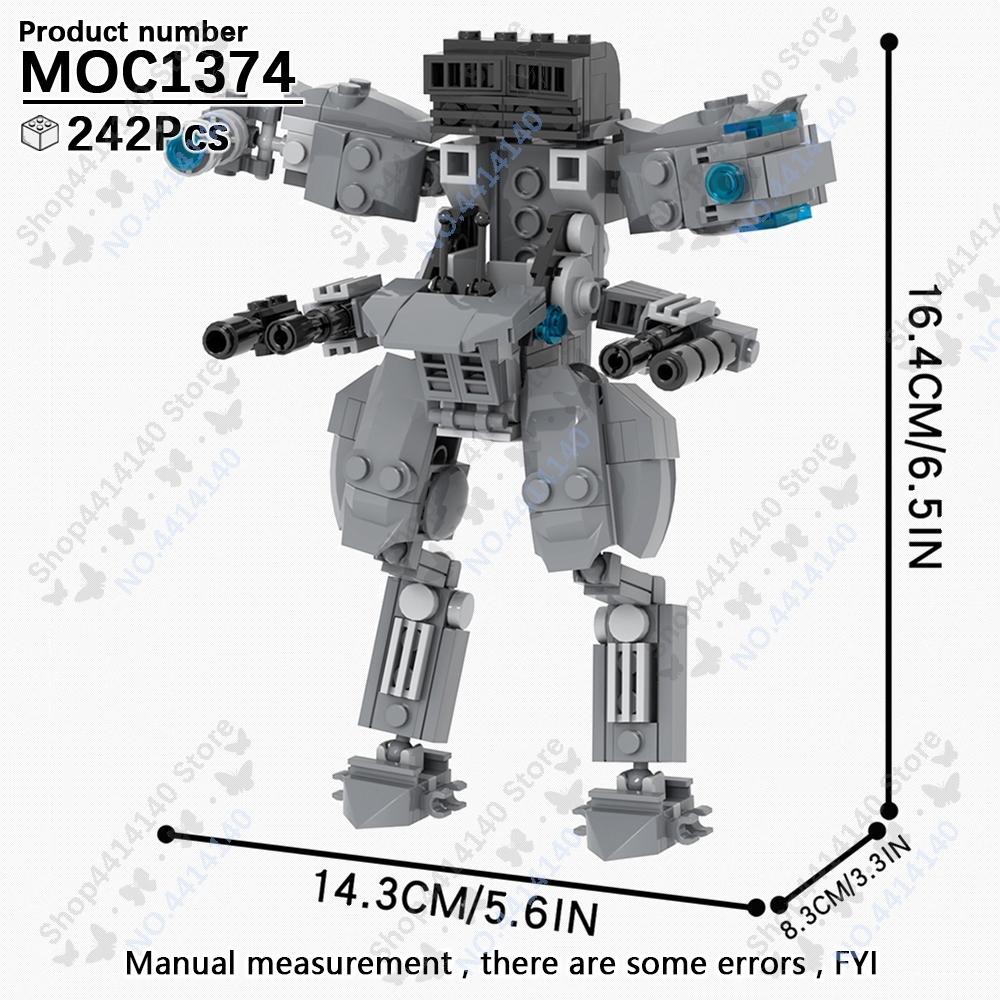 MOOXI Animeserie Skibidi Toalett Figurer Monitorfolk Lydmann Byggeklosser Modell MOC Kloss DIY Montessori Leke Barnegaver