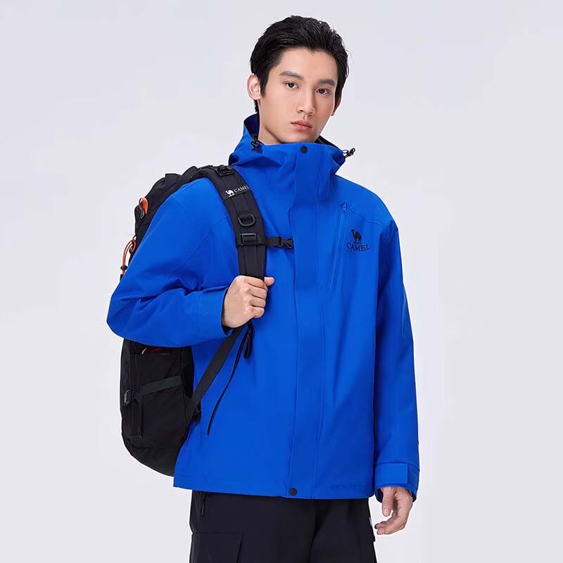 CAMEL Unisex 3-in-1 Fleece Lined Winter Outdoor Jacket