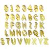 72 Stück Bunte Alphabet-Stickaufnäher A-Z 0-9 Stoff-Applikation Bügel-Aufkleber Aufnäher Handgefertigter Stick-Aufnäher