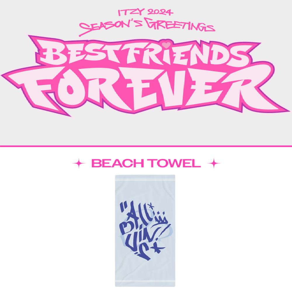 

Предзаказ Пляжное полотенце ITZY Best Friends Forever