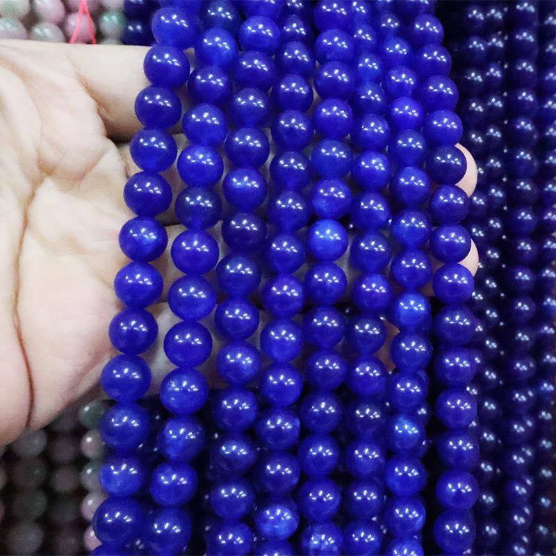 Optimized Colored Natural Stone Round Beads for DIY Jewelry Accessories