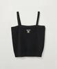 Seteo (W) Cable Knit Camisole Black