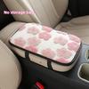 Plush Car Center Armrest Box Cushion, with Storage Bags on Both Sides, Can Store Receipts, Credit Cards, Bills, Etc., Warm Hands in Autumn and Winter