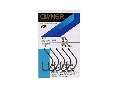 OWNER Rose Mutsu Light Circle Hook No. 6 No. 6