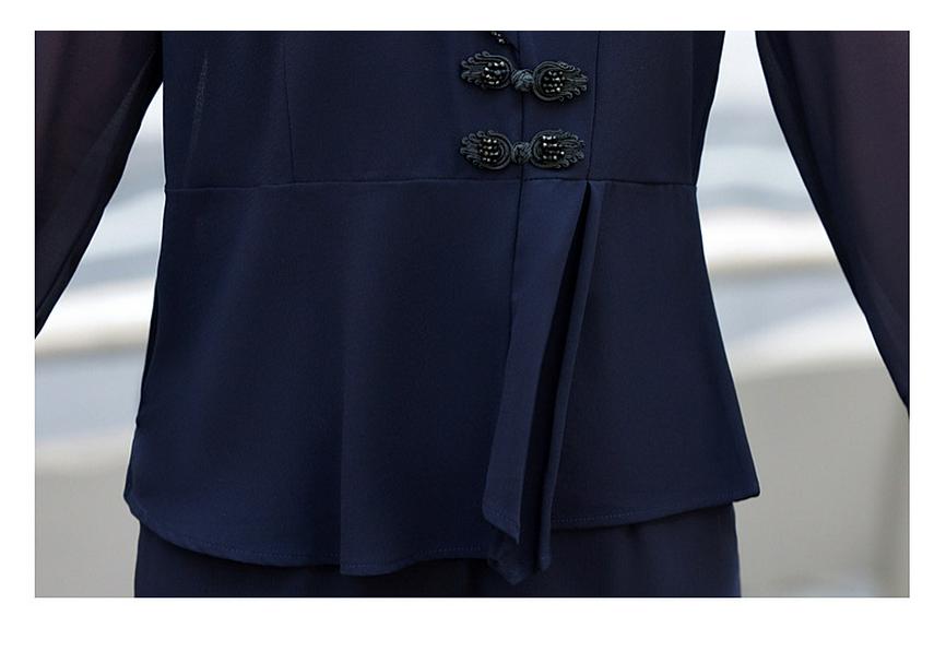 2026 Elegant Spring Suit: Stylish Two-Piece Set for Middle-Aged and Elderly Women