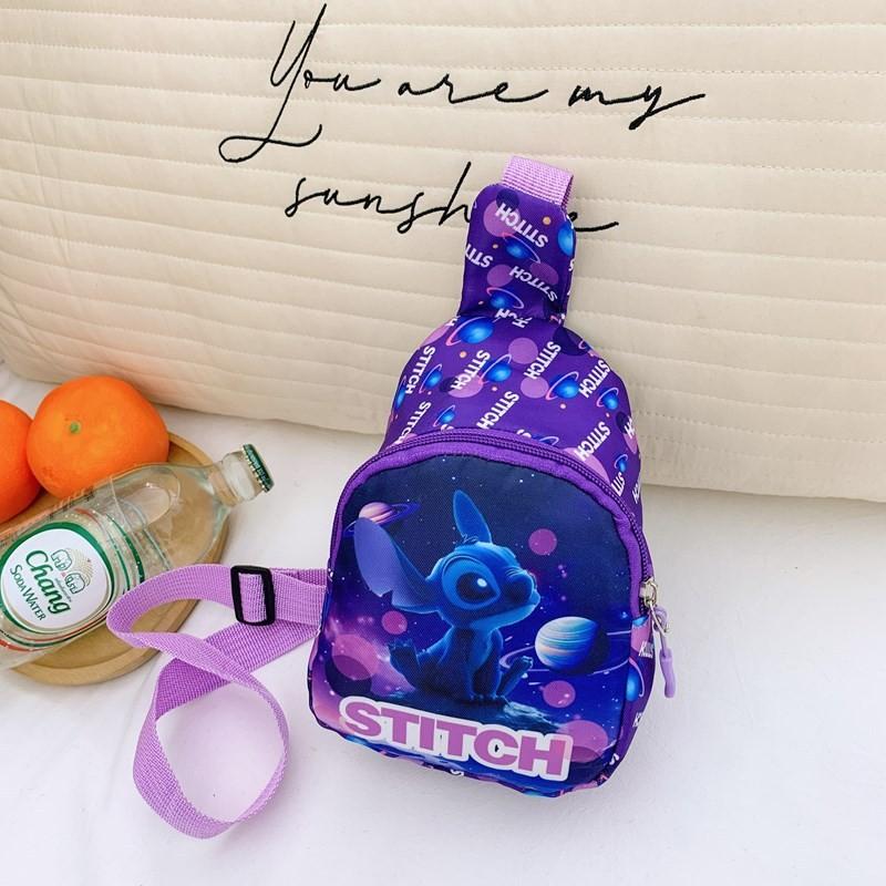 

Print Kids Single Shoulder Crossbody Chest Bag Outdoor Gifts Fashion Purple