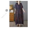 Medium Length Dress for Women's Summer Casual Drape Dress